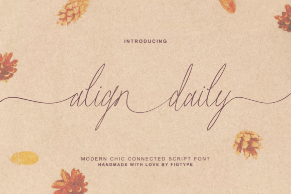 Align Daily Font: A Script Typeface for Thoughtful Editorial Design