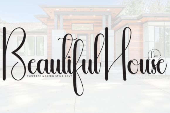 Beautiful House Font: A Handwritten Typeface for Your Brand