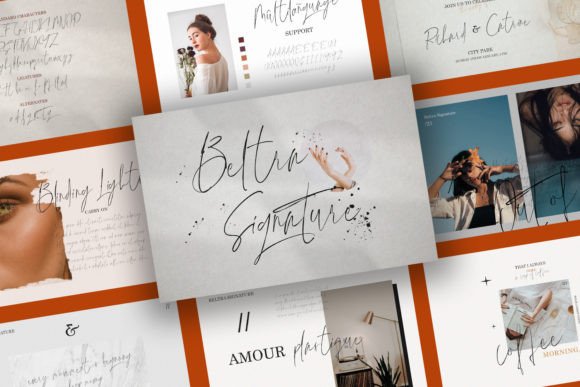 Beltra Signature Brings Warmth to Editorial Layouts