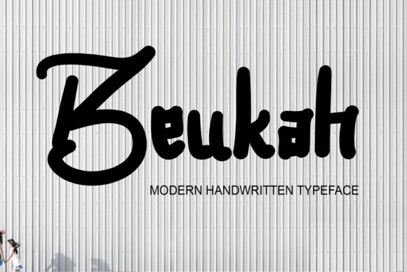 Beukah: A Bold Handwritten Font for Crafters and Sellers