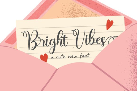 Bright Vibes: A Handwritten Script Font for Digital Design