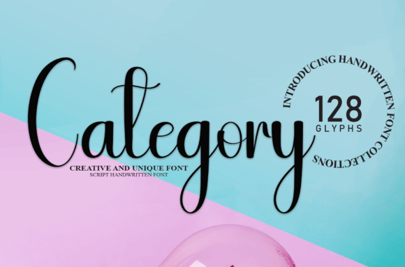 Category Font Review: A Sweet Handwritten Typeface for Branding
