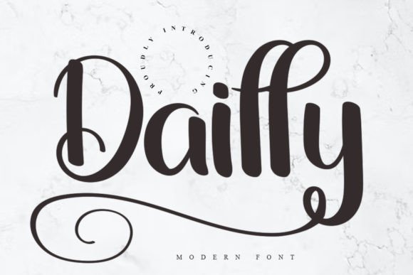 Dailly: A Handwritten Font for Gentle Editorial Design