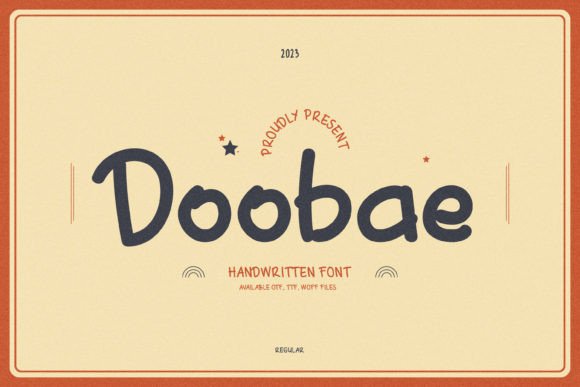 Doobae: A Playful Script Font That Works in Real Campaigns