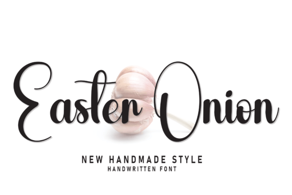 Easter Onion: A Handwritten Font for Editorial Design