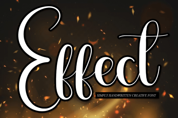 Effect: A Friendly Handwritten Font for Modern Web Layouts