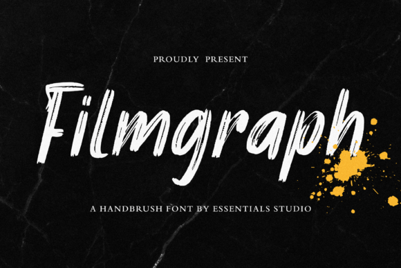Filmgraph Font: The Handwritten Brush Typeface for Creatives
