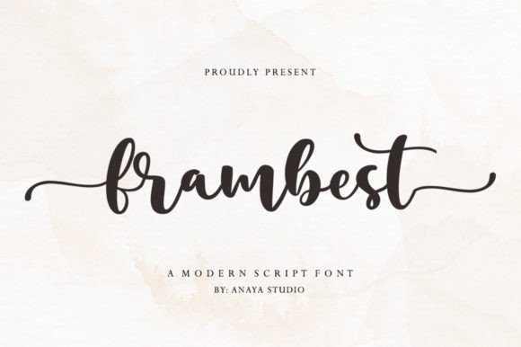 Frambest: A Script Font Built for Better Brand Campaigns