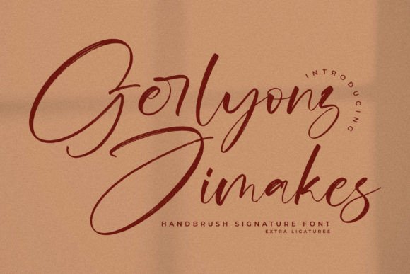 Gerlyonz Jimakes: A Handwritten Font for Digital-First Branding