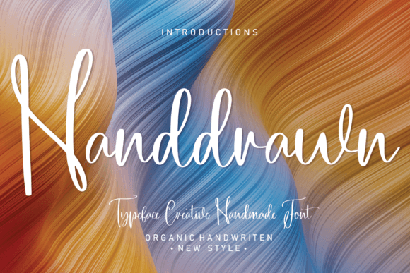 Handdrawn: A Handwritten Font for Modern Editorial Design