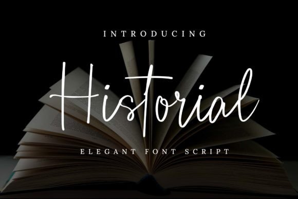 Historial: A Minimalist Handwritten Font for Handmade Products