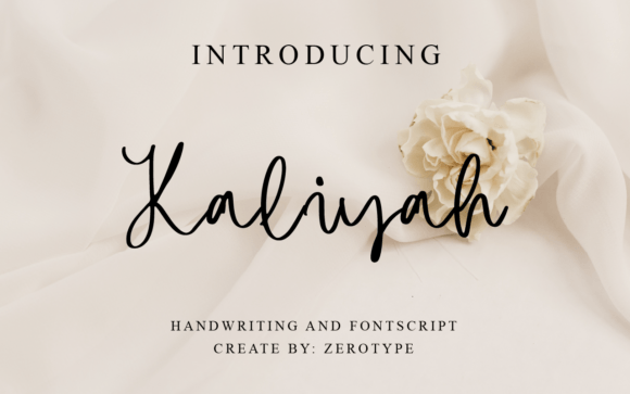 Kaliyah: A Script Amp Font Worth Testing Before Your Next Brand Project