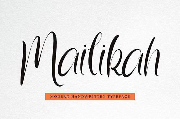 Mailikah: The Handwritten Font That Makes Your Brand Memorable
