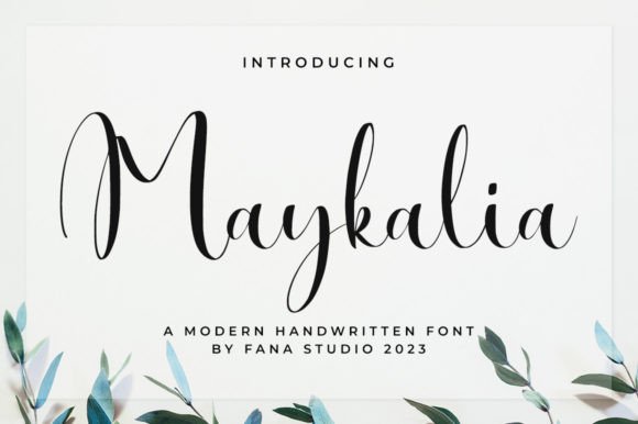 Maykalia: A Script Font That Makes Campaign Visuals Instantly Clearer