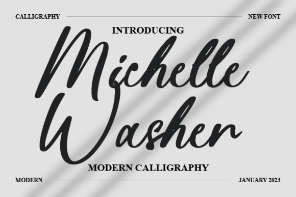 Michelle Washer Font Brings Handwritten Warmth to Your Campaign Workflow