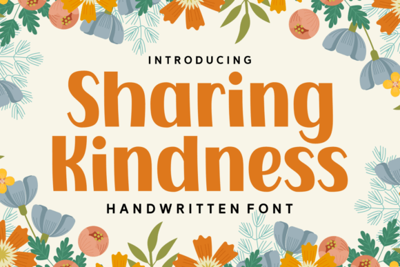 Sharing Kindness: A Cute Clean Script Font for Handmade Sellers
