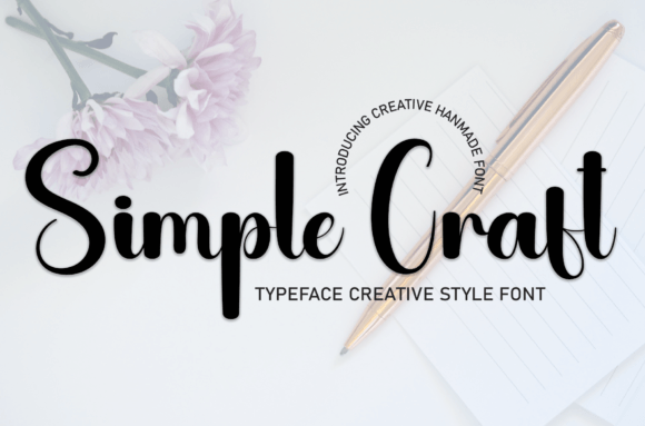 Simple Craft: A Handwritten Font for Editorial Warmth