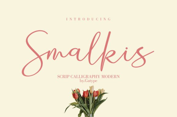 Smalkis: A Script Font That Gives Your Brand a Signature Look