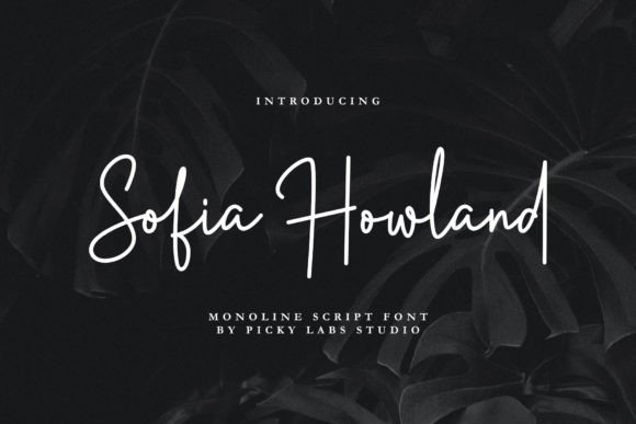 Sofia Howland: A Script Font That Elevates Handmade Designs