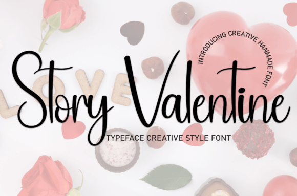 Story Valentine: A Handwritten Font Built for Crafters and Small Shops