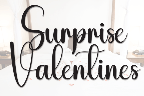 Surprise Valentines: A Handwritten Font with Real Design Personality