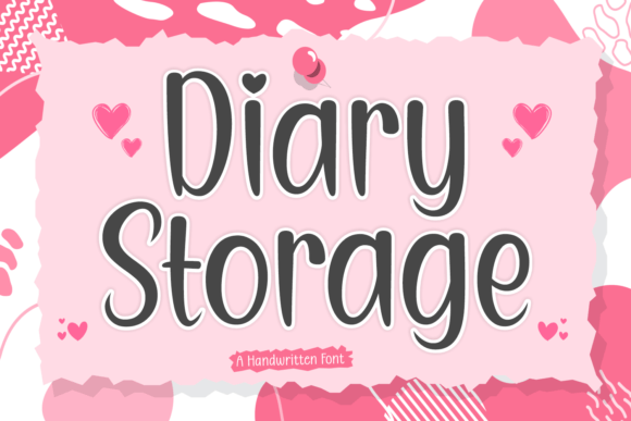 Testing Diary Storage Font in a Real Web Layout