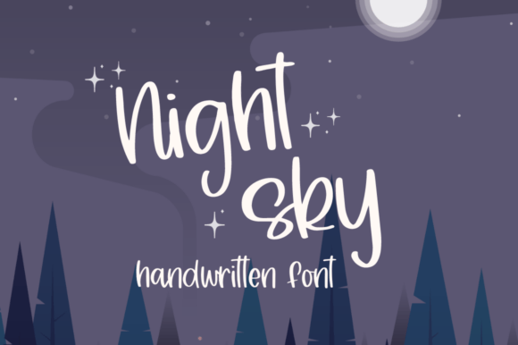 Testing Night Sky for Web Design: A Script Font That Elevates Digital Branding